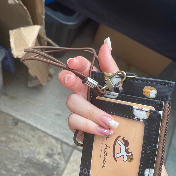 Umahana zippered waterproof slim wallet - blue corgi - Picture 4 of 5